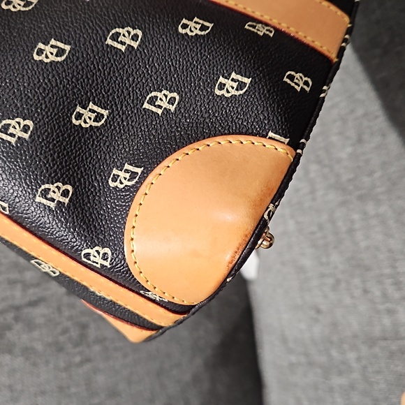 Dooney & Bourke Domed Signature Leather Satchel - Picture 7 of 10